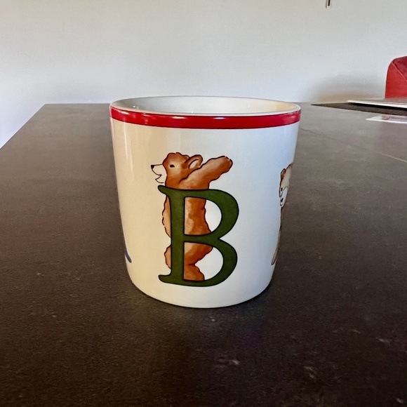 Tiffany Alphabet Bears Child's plate and cup set - perfect condition, never used - Picture 5 of 6